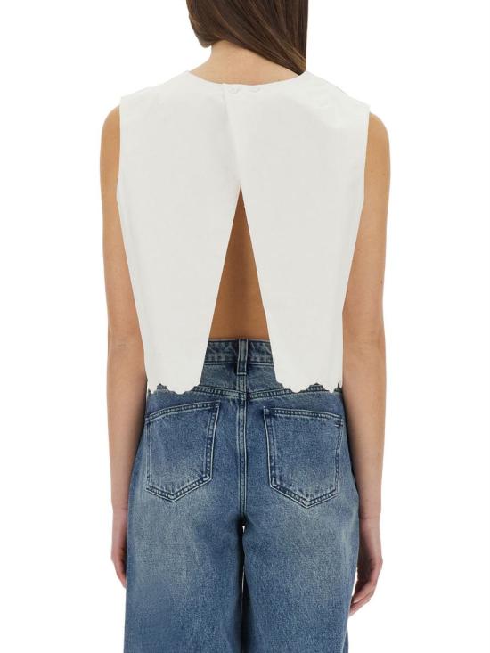 25SS 파투 민소매 티셔츠 TO160 0017001W WHITE - PATOU