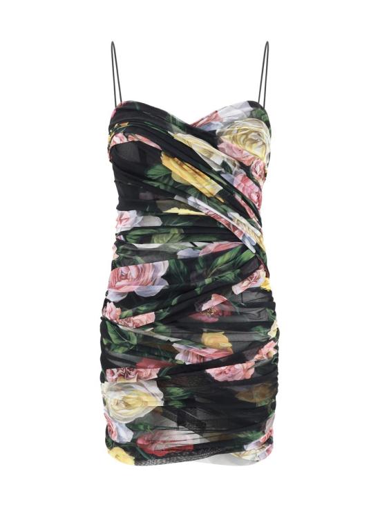 25SS 돌체앤가바나 숏 원피스 F6TLETFSUBI HN5IY MULTICOLOUR