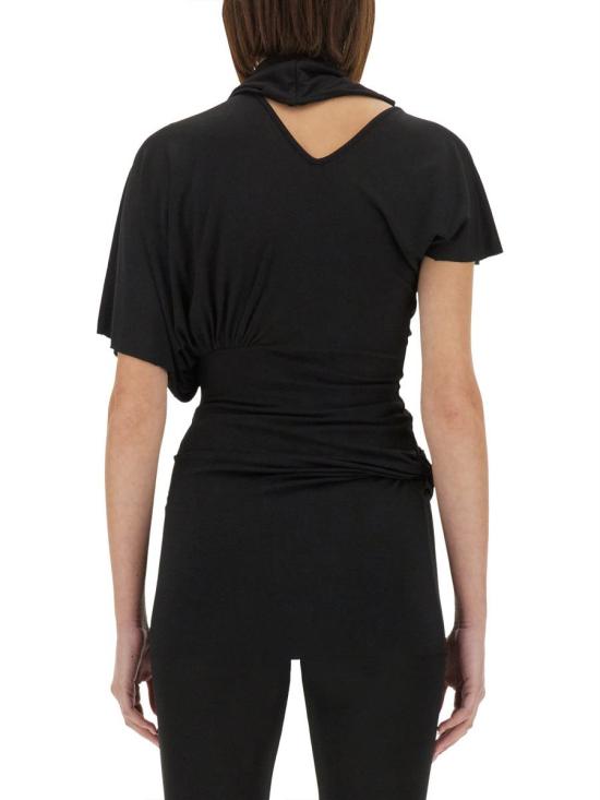25SS 릭 오웬스 반팔 티셔츠 LI01E4205 CVI09 Black - RICK OWENS