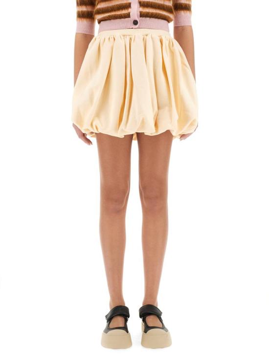 25SS 마르니 숏 스커트 GOJE0701U0 UTC27500W06 Beige