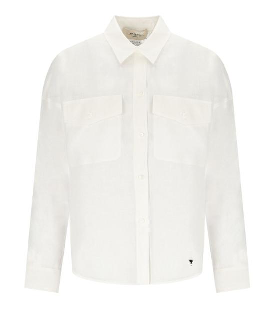 25SS 위켄드막스마라 셔츠 2515111042600 001 38 White