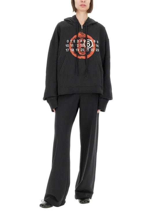 25SS MM6 메종마르지엘라 스트레이트 팬츠 S52KA0520 S25606900 Black - MM6 MAISON MARGIELA