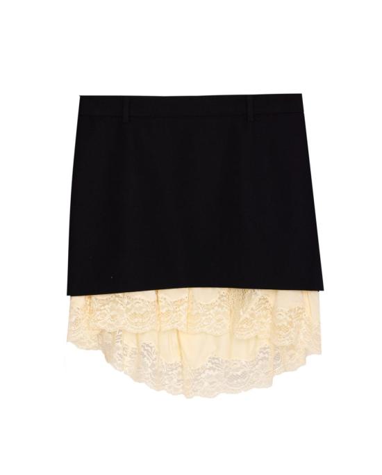 25SS 발렌시아가 숏 스커트 831246TMT321000 Black - BALENCIAGA