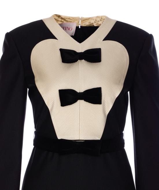 25SS 발렌티노 가라바니 롱 원피스 VADH08VBAUY Black - VALENTINO GARAVANI