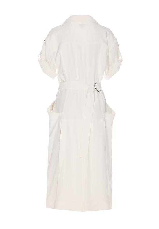 25SS 보테가베네타 미디 원피스 820007 V3OZ09071 White - BOTTEGA VENETA