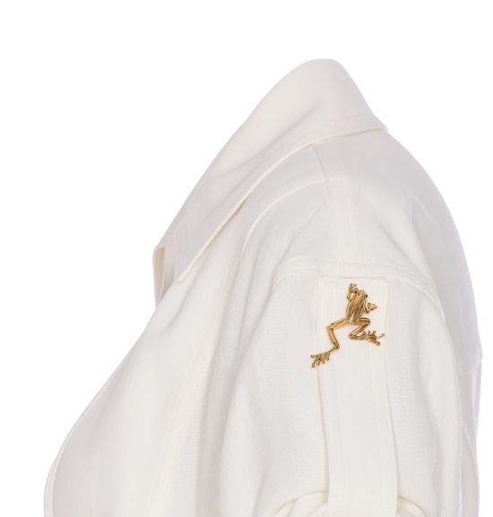 25SS 보테가베네타 미디 원피스 820007 V3OZ09071 White - BOTTEGA VENETA