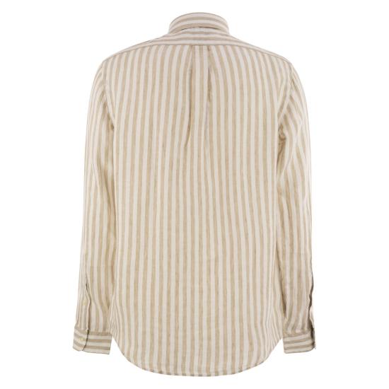 25SS 폴로 랄프로렌 긴팔 셔츠 710969636 BEIGE WHITE - POLO RALPH LAUREN