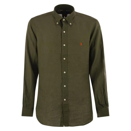  폴로 랄프로렌 긴팔 셔츠 710966294 MILITARY GREEN