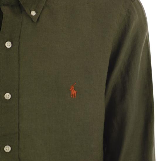  폴로 랄프로렌 긴팔 셔츠 710966294 MILITARY GREEN - POLO RALPH LAUREN