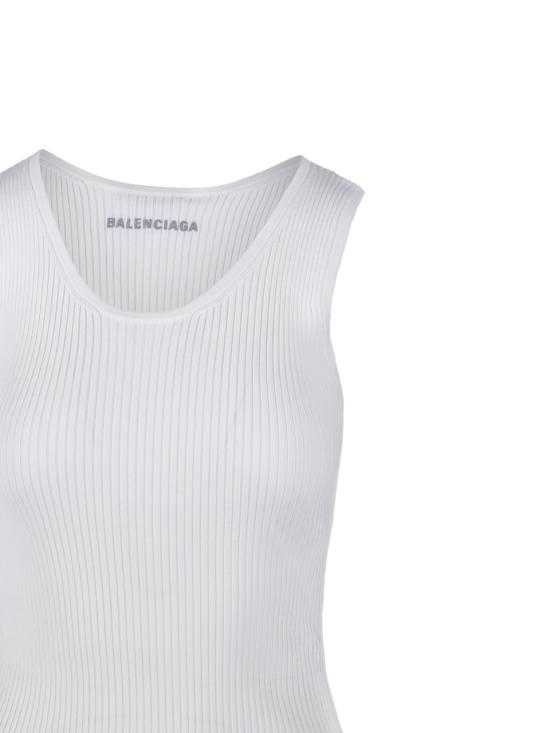 25SS 발렌시아가 민소매 티셔츠 828090 T1737 9000 WHITE - BALENCIAGA