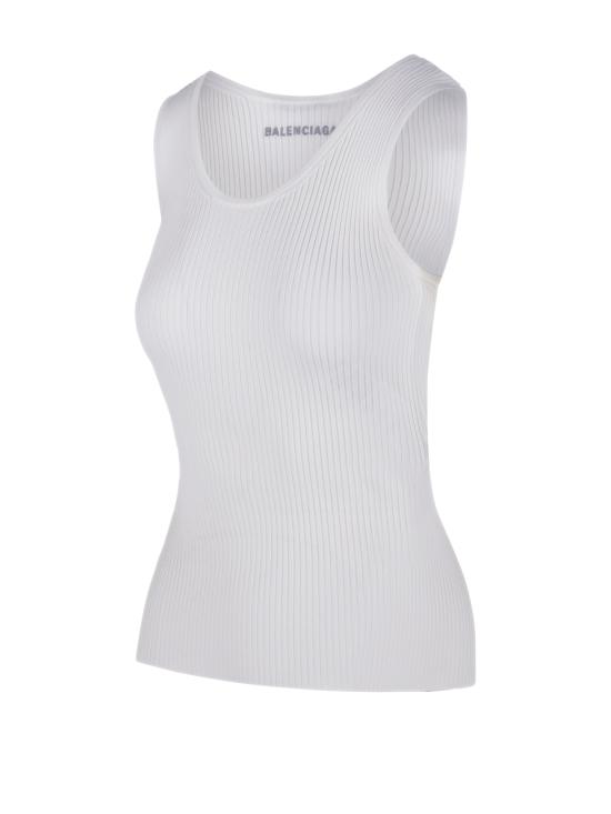 25SS 발렌시아가 민소매 티셔츠 828090 T1737 9000 WHITE - BALENCIAGA