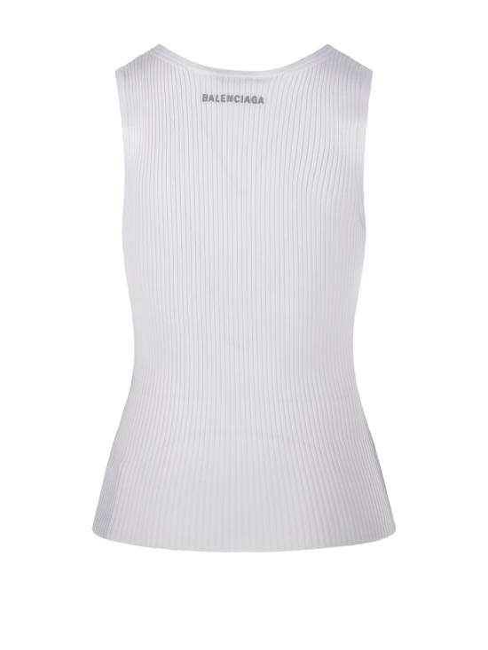 25SS 발렌시아가 민소매 티셔츠 828090 T1737 9000 WHITE - BALENCIAGA