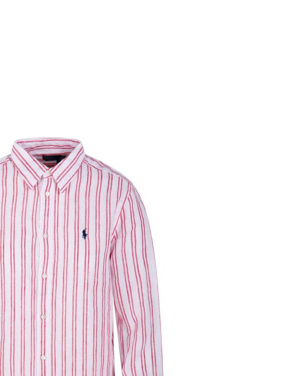 25SS 랄프 로렌 블라우스 211970691008 1879B WHITE RED - RALPH LAUREN