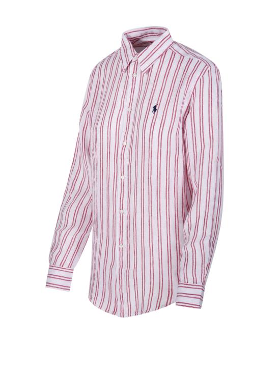 25SS 랄프 로렌 블라우스 211970691008 1879B WHITE RED - RALPH LAUREN