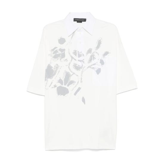 25SS 페데리코 시나 폴로 티셔츠 FCS25 TS02 01 WHITE