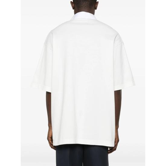 25SS 페데리코 시나 폴로 티셔츠 FCS25 TS02 01 WHITE - FEDERICO CINA