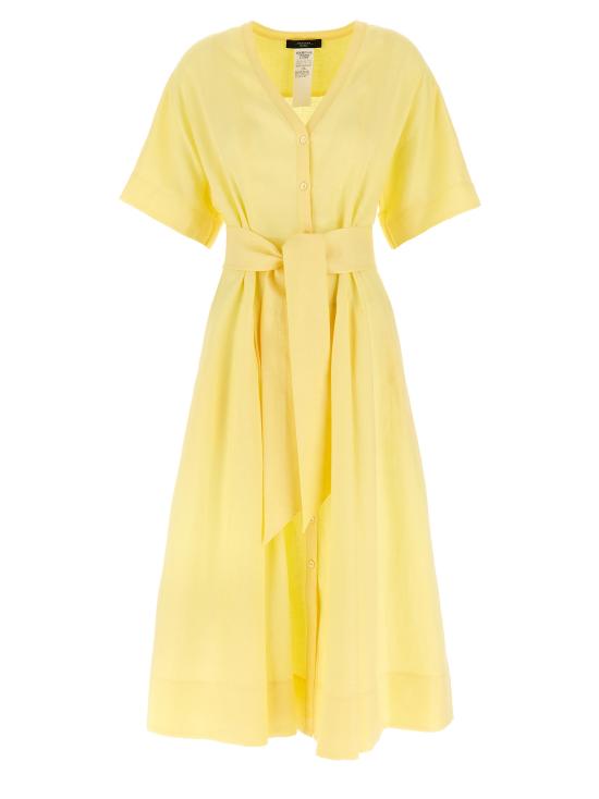 25SS 위켄드막스마라 미디 원피스 2515221033600002 Yellow