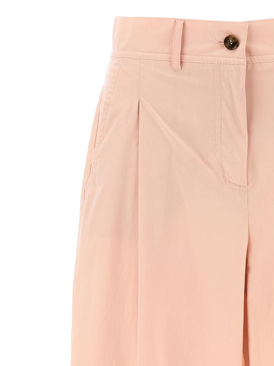 25SS 위켄드막스마라 / 여성 플리츠 테이퍼드 코튼 팬츠 2515131013600014 Pink BPG - WEEKEND MAX MARA