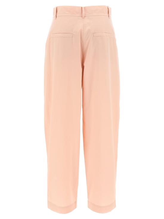 25SS 위켄드막스마라 / 여성 플리츠 테이퍼드 코튼 팬츠 2515131013600014 Pink BPG - WEEKEND MAX MARA