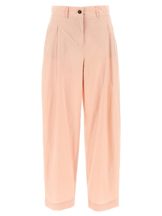 25SS 위켄드막스마라 / 여성 플리츠 테이퍼드 코튼 팬츠 2515131013600014 Pink BPG