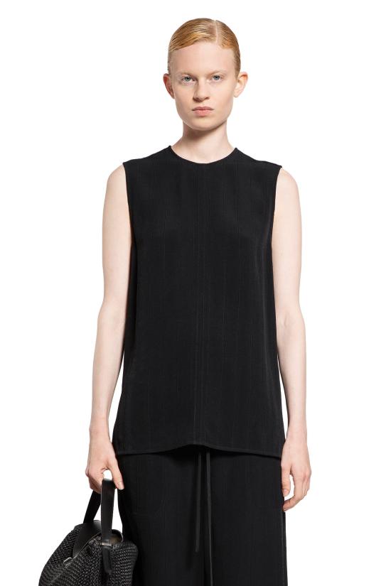  토템 민소매 티셔츠 252WRT0508FB0192001 Black - TOTEME