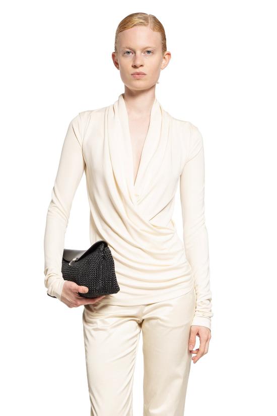  토템 블라우스 252WRT0443FB0162116 Beige - TOTEME