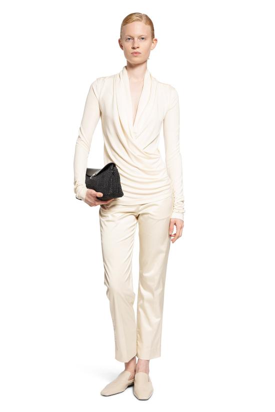  토템 블라우스 252WRT0443FB0162116 Beige - TOTEME