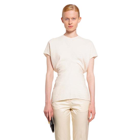  토템 블라우스 243WRT0331FB0199055 Off white