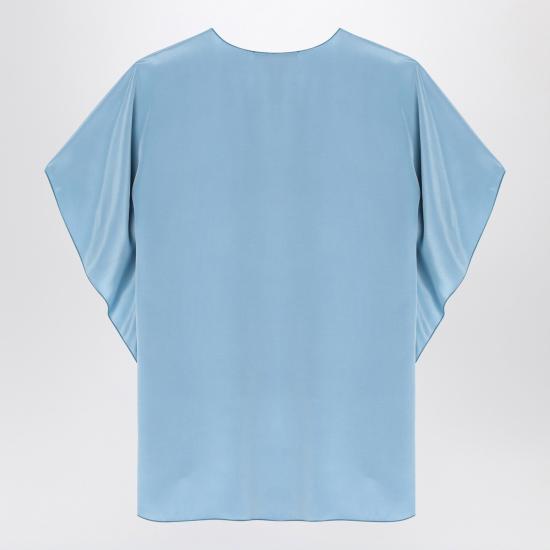 25SS 막스마라 반팔 티셔츠 ORONTESI Light blue - MAX MARA
