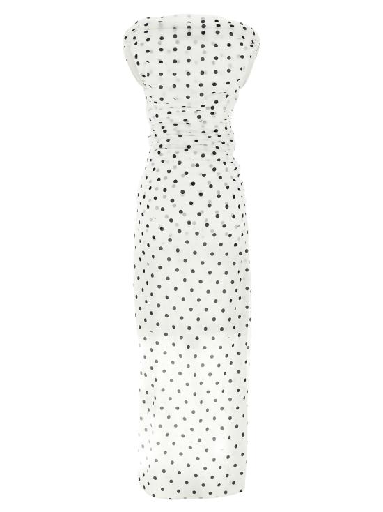 25SS 자크뮈스 롱 원피스 25E251DR23717809BT White Black - JACQUEMUS