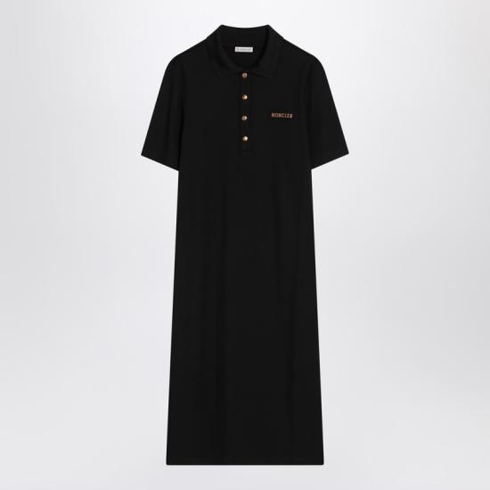 25SS 몽클레어 미디 원피스 8I000 2389AYT Black