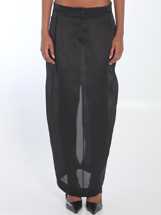 25SS 케이트 롱 스커트 41493002 BLACK