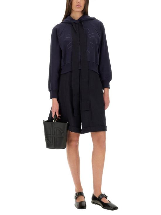 25SS 파투 후드 티셔츠 JE069 9985699N BLUE - PATOU