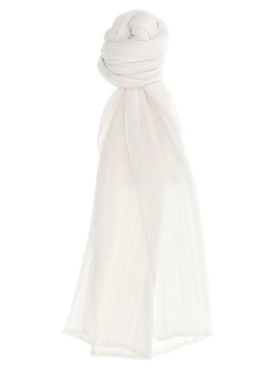  플리츠플리즈 머플러/스카프 PP56AD11101 WHITE