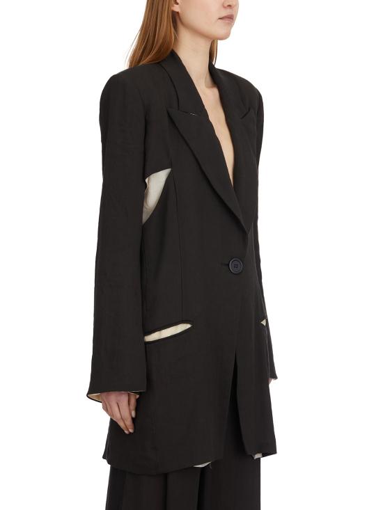 25SS 알레산드라 마치 수트 자켓 L12504008690 Black - ALESSANDRA MARCHI