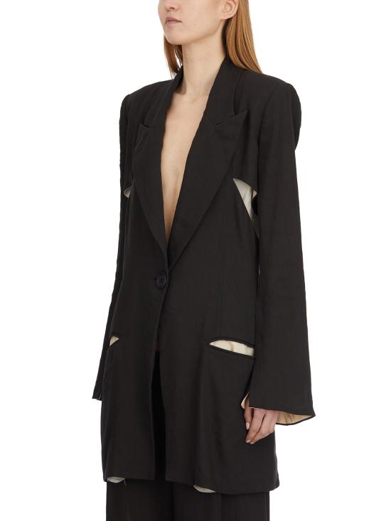 25SS 알레산드라 마치 수트 자켓 L12504008690 Black - ALESSANDRA MARCHI