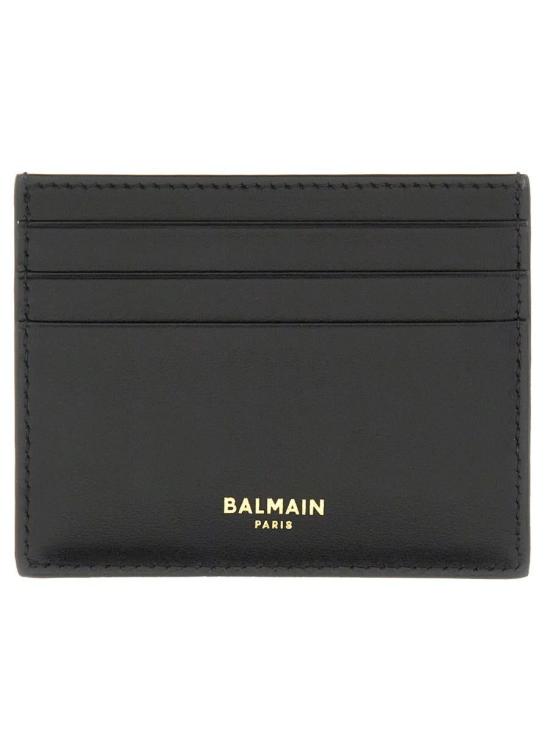 25SS 발망 카드지갑 DN1MA195LAVE 0PA Black - BALMAIN