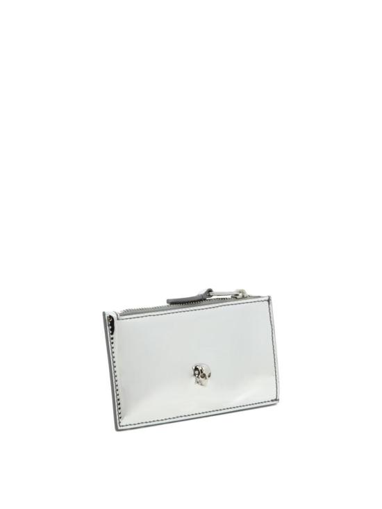 25FW 알렉산더 맥퀸 지갑 6320371MA571402 SILVER - ALEXANDER MCQUEEN