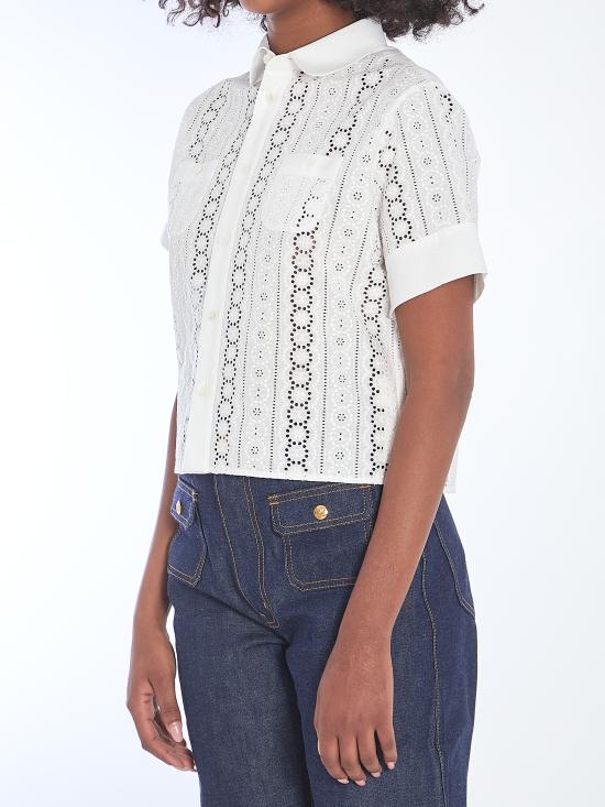 25SS 셀린느 블라우스 RC00A0L11 WHITE - CELINE