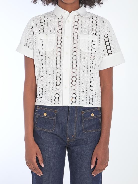 25SS 셀린느 블라우스 RC00A0L11 WHITE