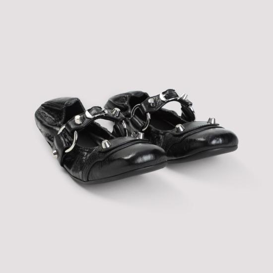 25FW 발렌시아가 플랫 슈즈 828095 WAD4Y 1080 Black - BALENCIAGA