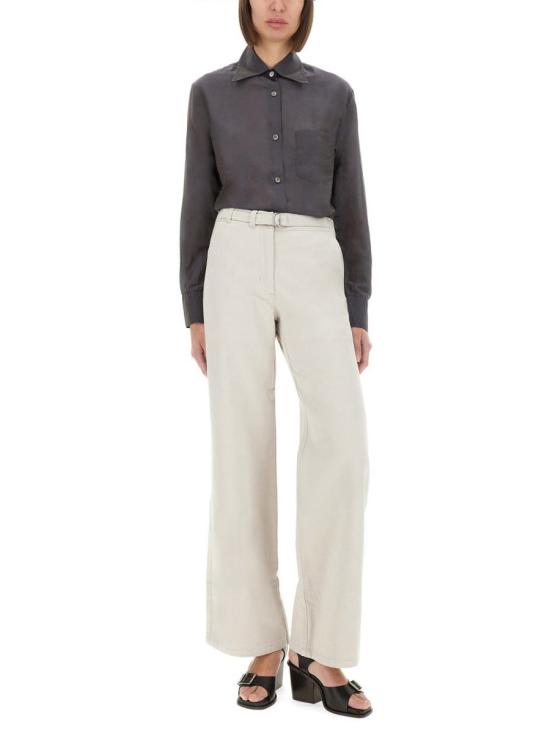 25SS 아워레가시 셔츠 W2252SC CHARCOALBORDEAUXCOTTONSILK Grey - OUR LEGACY