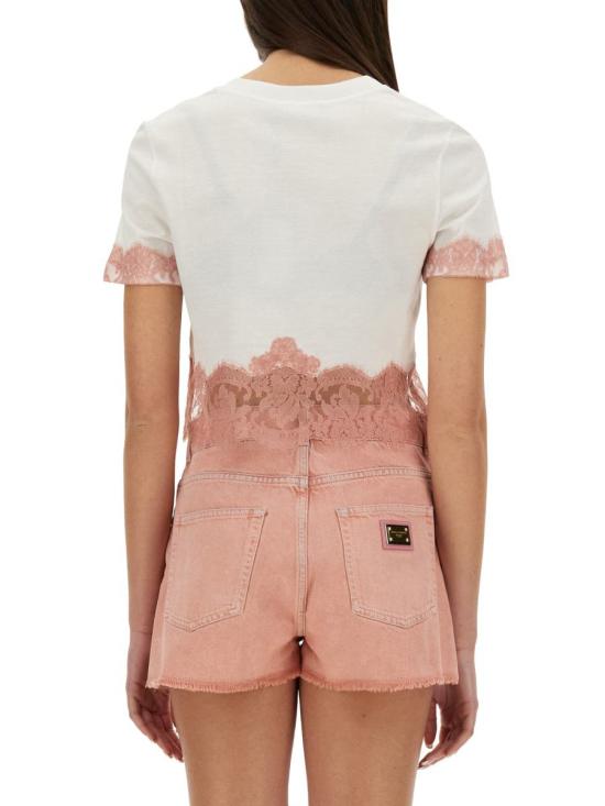 25SS 돌체앤가바나 반팔 티셔츠 F8V22T FU7EQW0800 WHITE - DOLCE & GABBANA