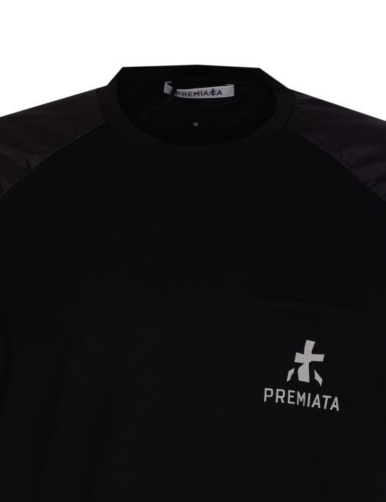 25SS 프리미아타 반팔 티셔츠 PA1015 BLACK Black - PREMIATA