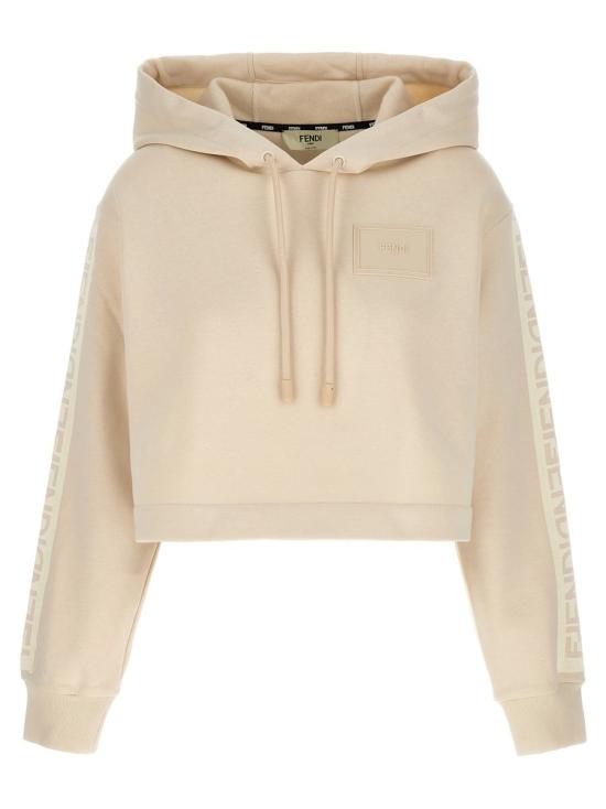  펜디 후드 티셔츠 FAF344AK9SF1M2A WHITE