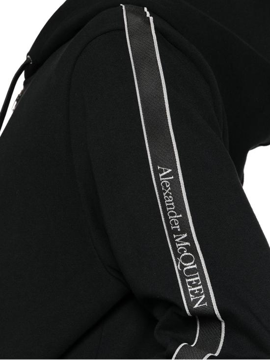 24FW 알렉산더 맥퀸 트레이닝 티셔츠 654794 QXAAP0548 Black - ALEXANDER MCQUEEN