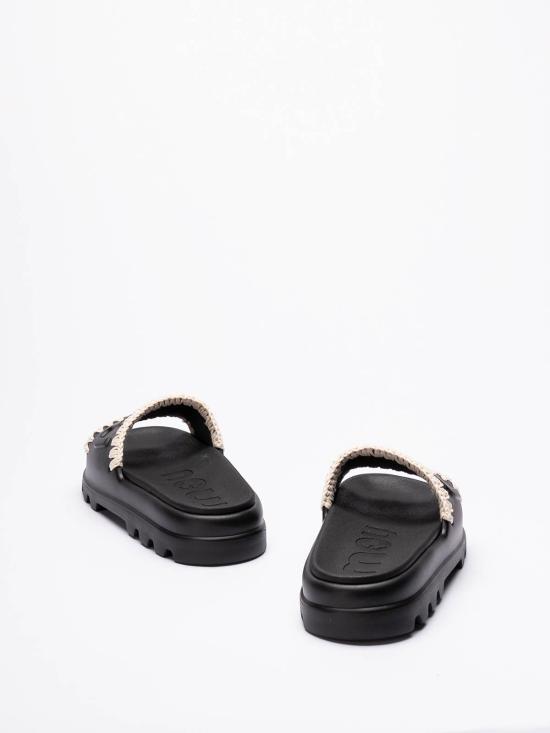 26SS 모우 뮬/슬리퍼 MUSW661000NBKWH Black - MOU