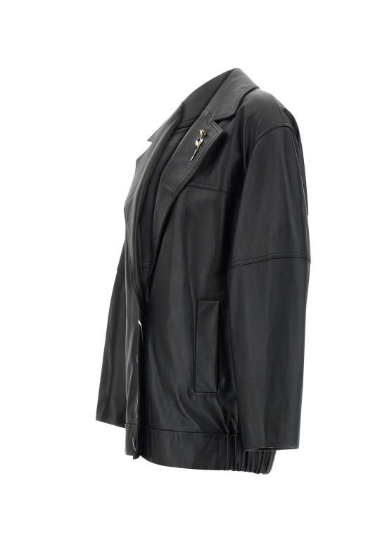 25SS EMILY RATAJKOWSKI X MARELLA 가죽 자켓 2513441028200 001 Black - OTHER BRANDS