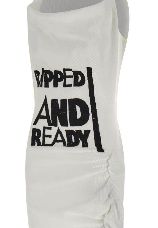 25SS 비비안웨스트우드 미디 원피스 1601004Q J009CA401 White - VIVIENNE WESTWOOD