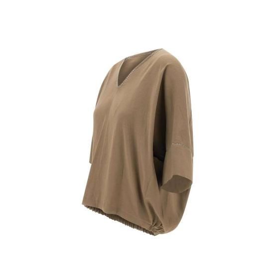 25SS 파비아나 필리피 블라우스 TPDC02F361H550 1266 Brown - FABIANA FILIPPI